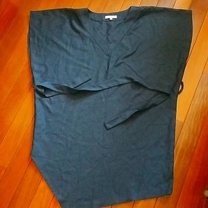 Women's V-Neck Black Dress